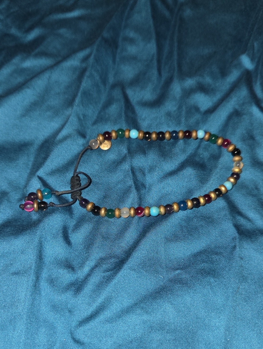 Multicolor Beaded Adjustable Bracelet